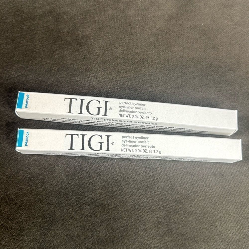 TIGI Professional Cosmetics Perfect Eyeliner Peacock 2x Pencils NEW